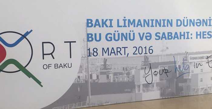 Turkic Council Secretary General Ambassador Ramil Hasanov is participating in the meeting entitled ‘Yesterday, Today and Tomorrow of Port of Baku’.