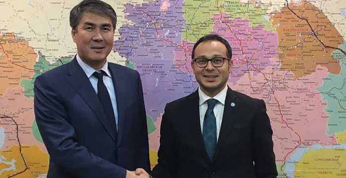 Secretary General of the Turkic Council Ambassador Ramil Hasanov met with Mr. Asset Issekeshev Minister of Investment and Development of the Republic of Kazakhstan.