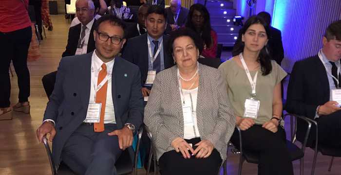 Secretary General Ambassador Ramil Hasanov continues his participation to the sessions of the Crans Montana Forum and having several bilateral contacts in Barcelona.