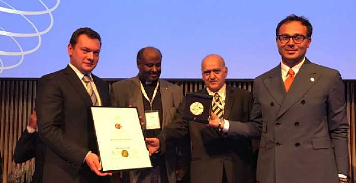 Turkic Council Secretary General Ambassador Ramil Hasanov was awarded the Gold Medal of the Crans Montana Forum.