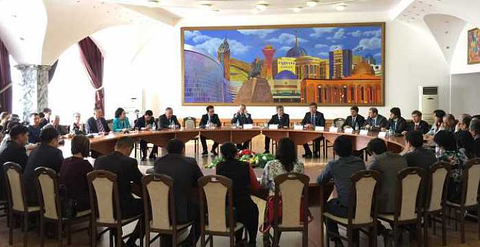 Turkic Council Election Observer Mission in Kyzylorda met Rector of Korkyt Ata University and had a meeting with lecturers and students.