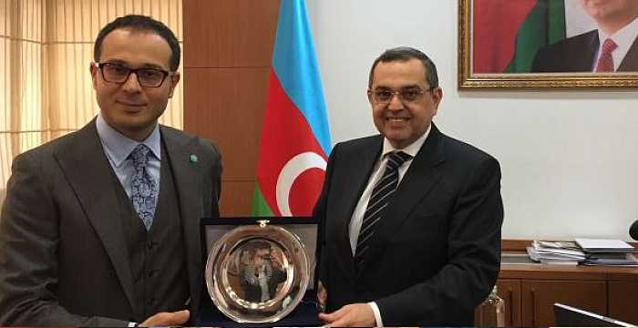 Secretary General of the Turkic Council Ambassador Ramil Hasanov visited Mr. Faig Bagirov Ambassador of the Republic of Azerbaijan to Ankara.