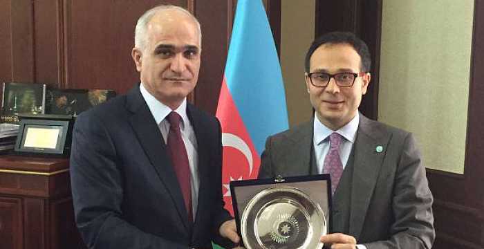 Turkic Council Secretary General Ambassador Ramil Hasanov met with Mr. Şahin Mustafayev, Minister of Economy of the Republic of Azerbaijan.