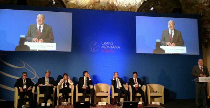 Project Director of the Turkic Council Zamin Aliyev took part in the Crans Montana Forum.