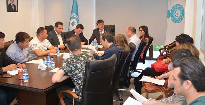 A press delegation from the Central Asian countries paid a visit to the Turkic Council Secretariat on 20 May 2016.