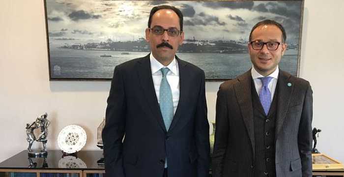 Secretary General of the Turkic Council Ambassador Ramil Hasanov met with Ambassador İbrahim Kalın, Spokesperson of the Presidency of the Republic of Turkey.