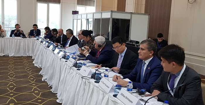 Deputy Secretary General of the Turkic Council Dr. Ömer Kocaman made presentations at the High Level Tourism Roundtable and Directors General Forum within the GSSD EXPO 2017.  