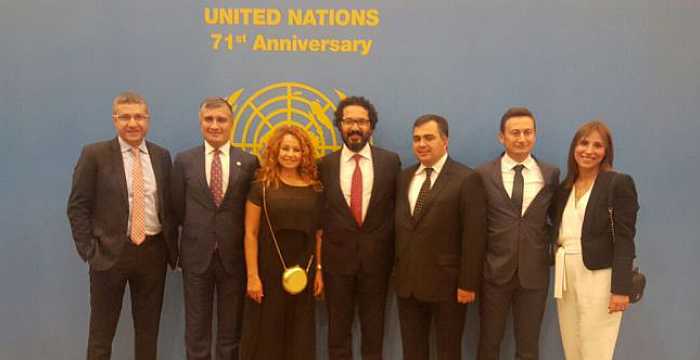 Deputy Secretary General of the Turkic Council Dr. Ömer Kocaman participated in the reception organized on the occasion of the Seventy-First Anniversary of the United Nations. 