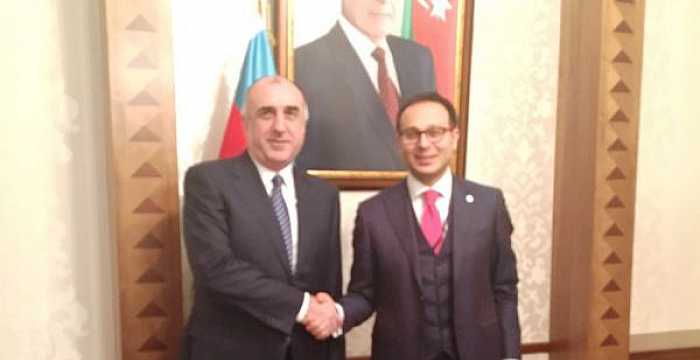 Secretary General of the Turkic Council Ambassador Ramil Hasanov visited Mr. Elmar Mammadyarov, Minister of Foreign Affairs of the Republic of Azerbaijan.