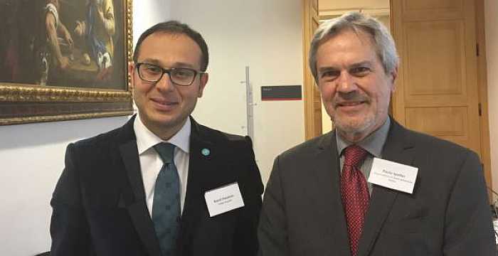 Secretary General of the Turkic Council Ambassador Ramil Hasanov had a bilateral meeting with Mr. Paulo Speller, Secretary General of the Organization of Ibero-American States (OEI).