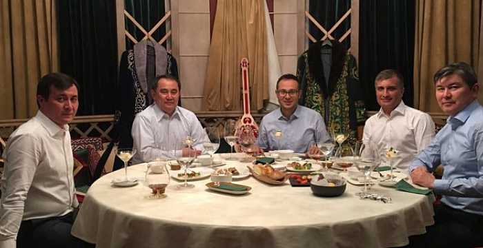 Deputy Minister of Foreign Affairs of the Republic of Kazakhstan, Akylbek Kamaldinov, gave a dinner in honor of Ambassador Ramil Hasanov, Secretary General of the Turkic Council.