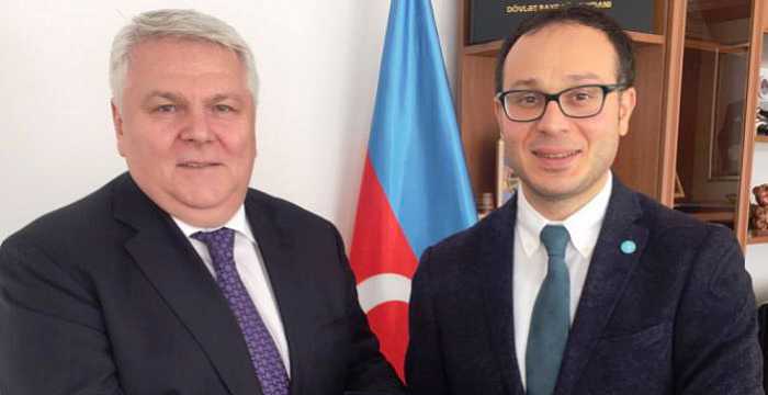 Secretary General of the Turkic Council Ambassador Ramil Hasanov met with Mr. Elhan Usubov, Provincial Governor of Sheki of the Republic of Azerbaijan which is the Cultural Capital of the Turkic World 2016.