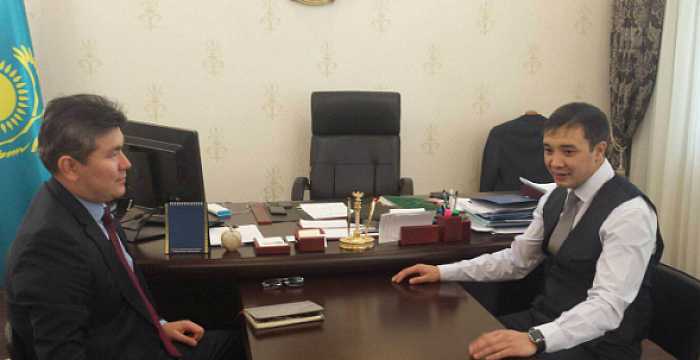 Deputy Secretary General of the Turkic Council Abzal Saparbekuly met with the Chairman of the Committee of Communication, Informatization and Information at the Ministry of Investment and Development of the Republic of Kazakhstan Talgat Kazangap.