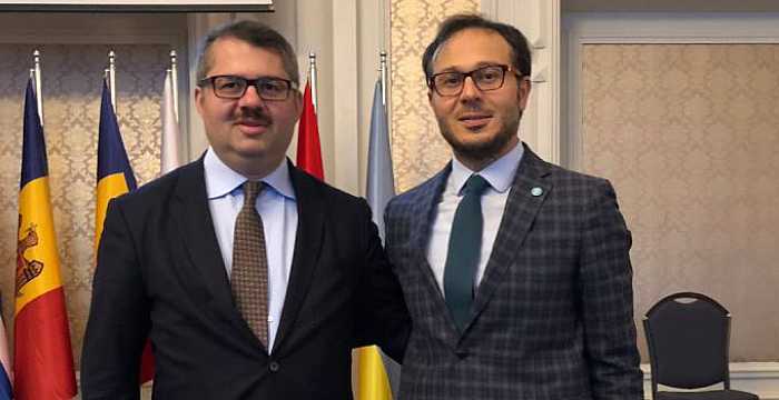 Turkic Council Secretary General Ambassador Ramil Hasanov attended to the reception given by Secretary General of Parliamentary Assembly of the Black Sea Economic Cooperation (PABSEC) Asaf Hajiyev.