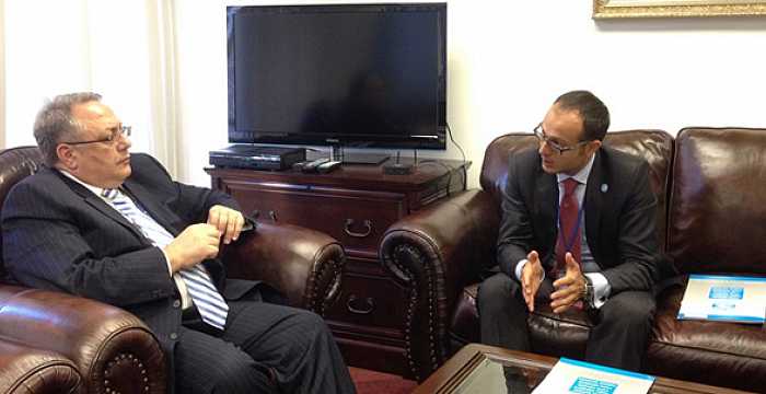 Secretary General Mr. Ramil Hasanov met with Permanent Representative of the Republic of Azerbaijan to the UN.