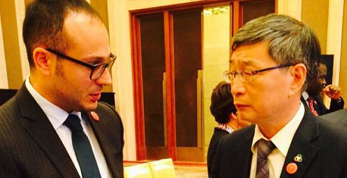 Secretary General Mr. Ramil Hasanov met with Ambassador Gong Jianwei, CICA Executive Director