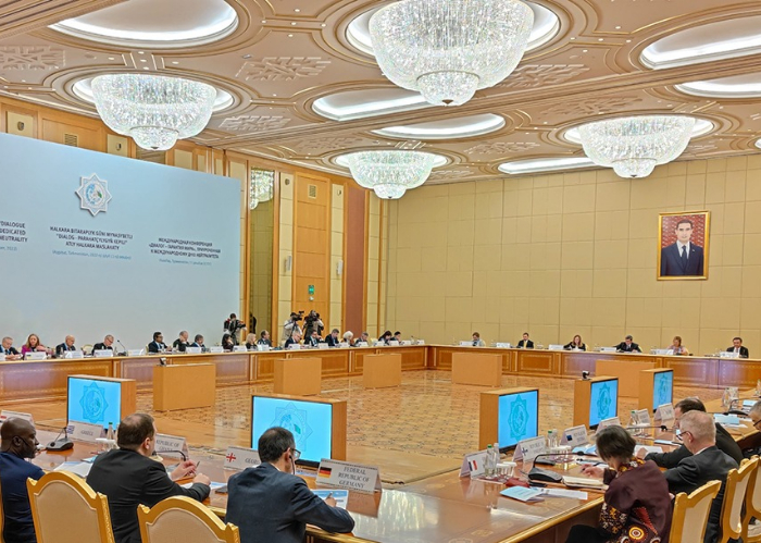 Secretary General attended International Conference “Dialogue is the Guarantee of Peace” in Ashgabat