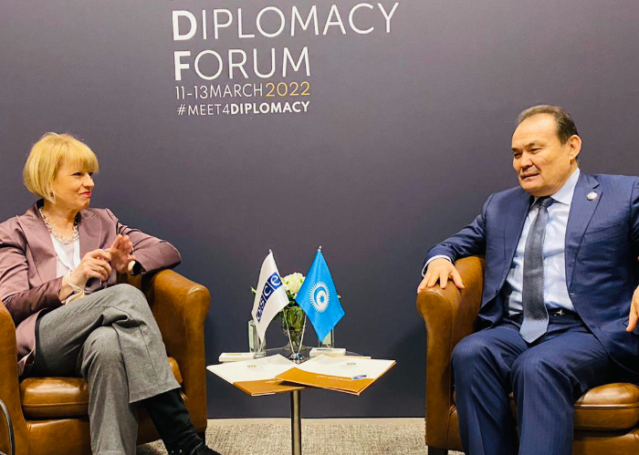 Secretary General met with the Secretary General of the Organization for Security and Cooperation in Europe