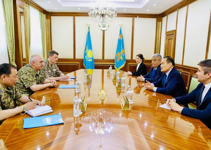 Secretary General met with Minister of Defense of Kazakhstan 