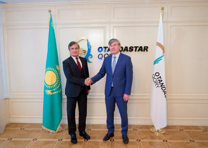 Deputy Secretary General Dr. Kocaman met with the President of the "Otandastar Qory" 