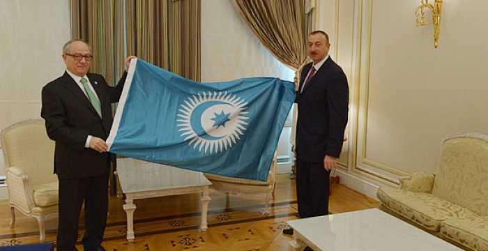 Turkic Council Secretary General is received by the President of Azerbaijan.