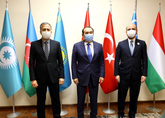 The Governor of İstanbul Mr. Ali Yerlikaya and President of the World Ethnosport Confederation Mr. Bilal Erdoğan paid a visit to the Secretary General of the Turkic Council.