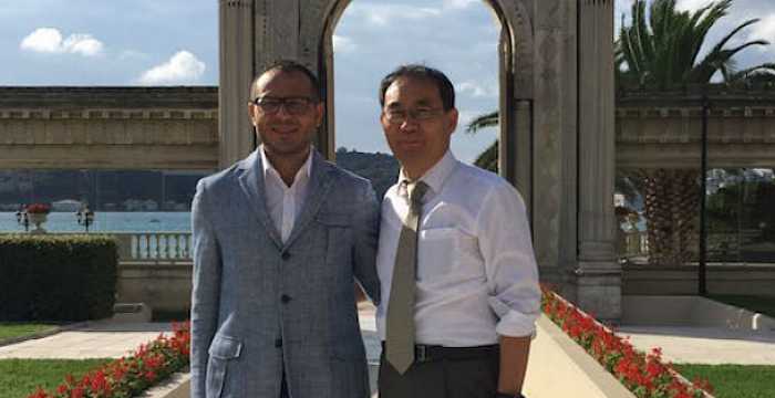 Secretary General of the Turkic Council Ambassador Ramil Hasanov met with the Ambassador of the Republic of Korea to Ankara Yun-soo Cho at the Istanbul Çırağan Palace.