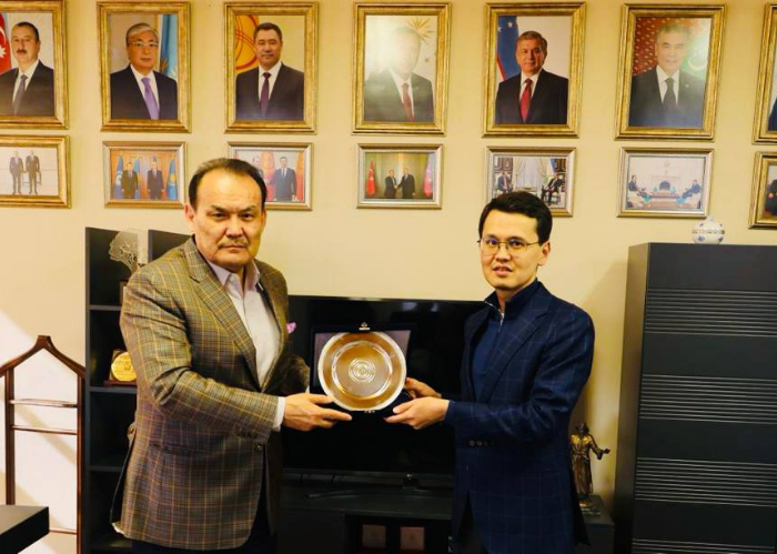 Minister of Digital Development, Innovations and Aerospace Industry of Kazakhstan visited the Headquarters of Organization of Turkic States 