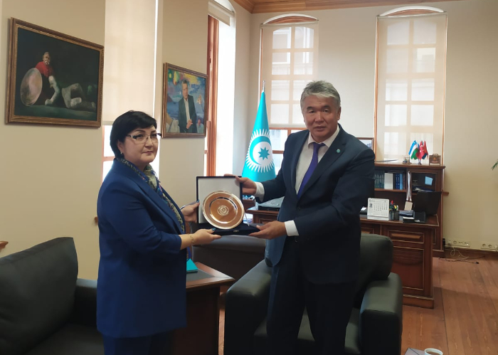 Chairperson of the Supreme Court of the Kyrgyz Republic, H.E. Nurgul Bakirova paid courtesy visit to the Headquarters of the Turkic Council in Istanbul.