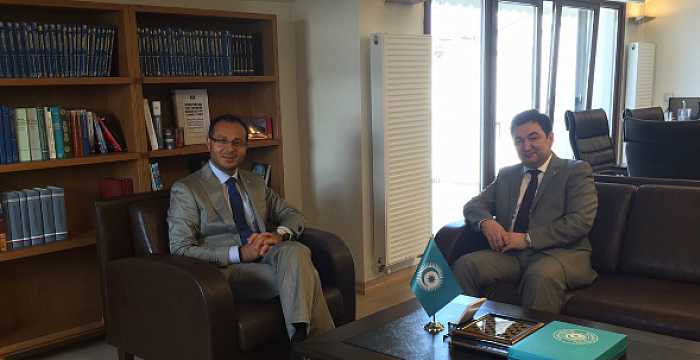 President of the International Turkic Academy Prof. Dr. Darhan Hıdırali visited Turkic Council Secretary General Ambassador Ramil Hasanov, on 12 June 2015 at the Turkic Council Secretariat premises.