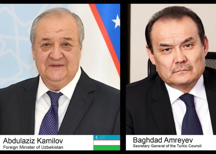 Foreign Minister Kamilov and Secretary General Amreyev held a telephone conversation.