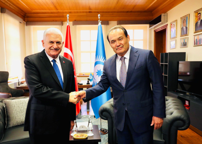 H.E. Binali Yıldırım visited the Secretariat of the Turkic Council