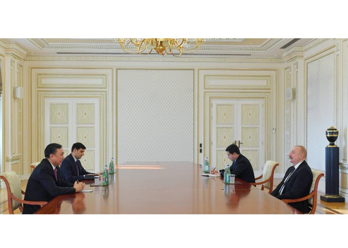 OTS Secretary General was received by the President of Azerbaijan