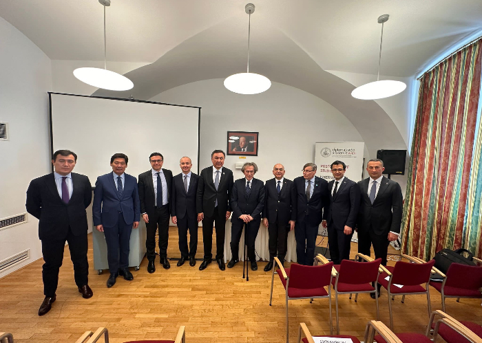 OTS Secretary General Amb. Kubanychbek Omuraliev delivered a public lecture at Diplomatische Akademie Wien.