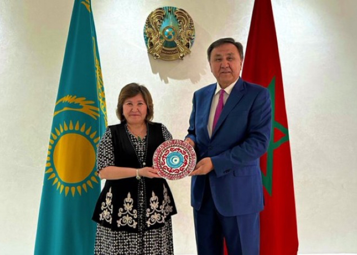 The Secretary General of the OTS held a meeting with the Ambassador of the Republic of Kazakhstan to the Kingdom of Morocco