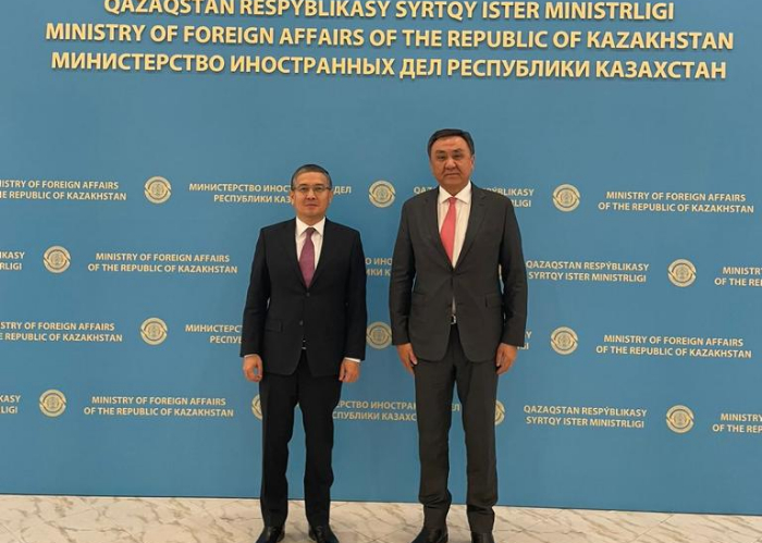 OTS Secretary General held a meeting at the Kazakh Foreign Ministry