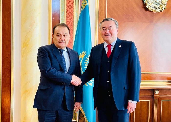 OTS Secretary General held a meeting with Kazakh Foreign Minister