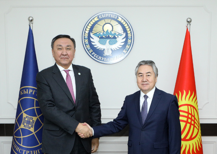 OTS Secretary General met the Foreign Minister of the Kyrgyz Republic