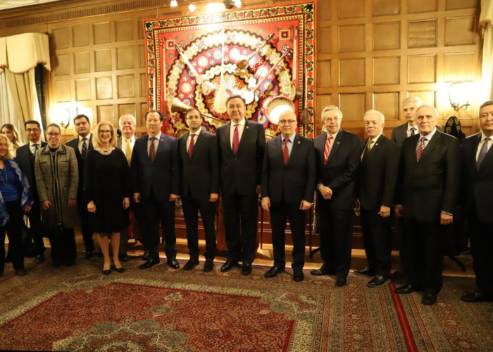 OTS Secretary General attended the Dinner co-hosted by the Embassy of Uzbekistan in the USA and the Caspian Policy Center