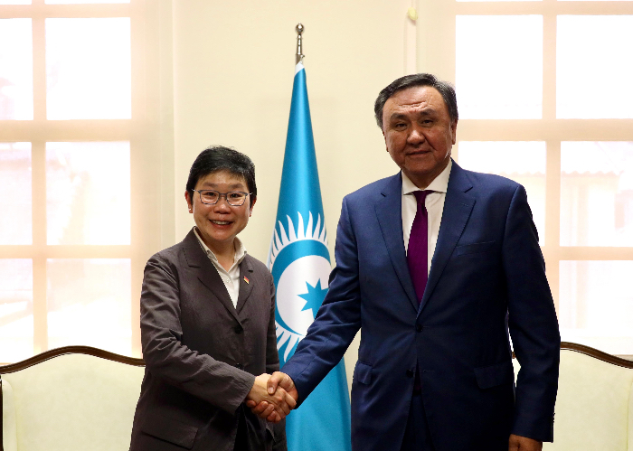 OTS Secretary General met with the Ambassador of Singapore to Türkiye