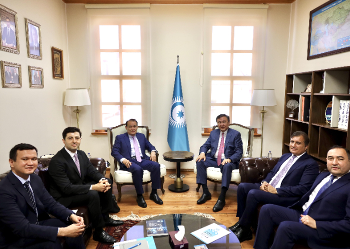 OTS Secretary General met with the President of the Turkic Investment Fund and General Director of the Turkic Investment Fund