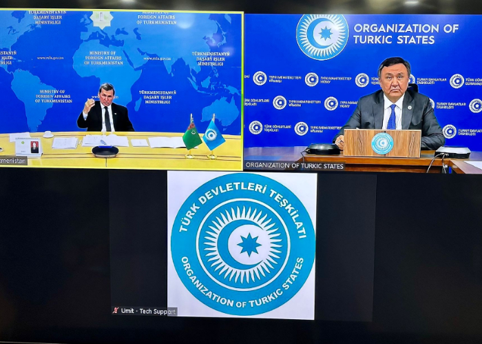 OTS Secretary General and Foreign Minister of Turkmenistan held an online meeting