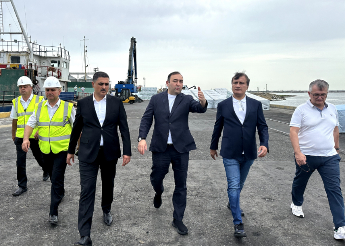 OTS delegation visited Baku Govsan International Trade Sea Port