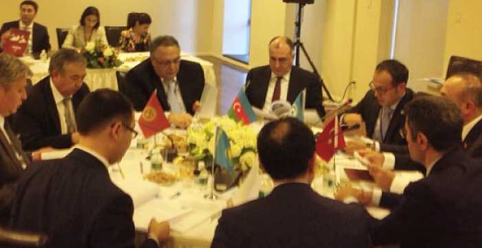 The informal meeting of the Council of Foreign Affairs of the Turkic Counicl held on 26 September 2014 at the premises of the permanent Mission of the Republic of Turkey to the UN.