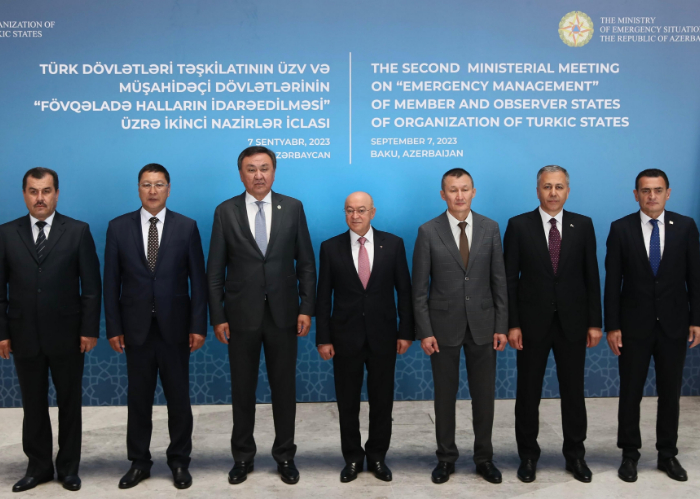 The Second Ministerial Meeting on Emergency Management of the Organization of Turkic States was held on 07 September 2023 in Baku.