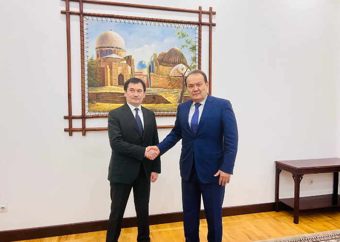 The Secretary General of the Organization of Turkic States met with Minister of Transport Uzbekistan