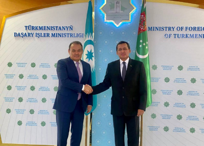 Secretary General of the Organization of Turkic States met with the Deputy chairman of the Cabinet of Ministers, Minister of Foreign Affairs of Turkmenistan 