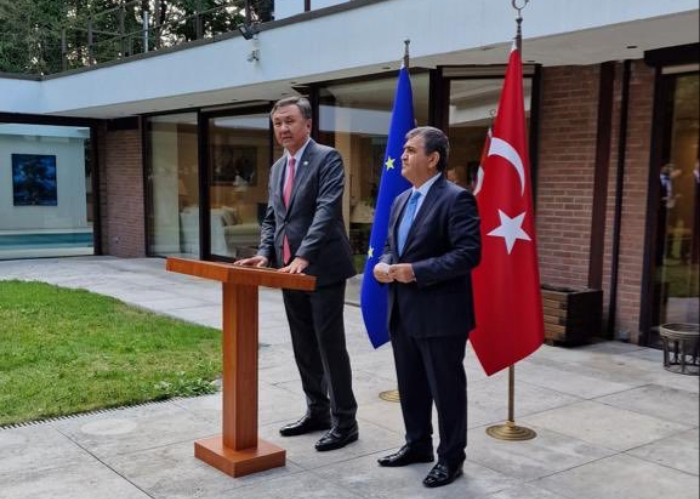 In honor of the visit of the Secretary General of the Organization of Turkic States to Brussels, the Permanent Representative of Türkiye to the European Union organized a reception