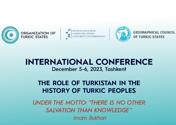 The International Conference on the theme of  “The role of Turkistan in the history of Turkic peoples” will take place in Taskhent