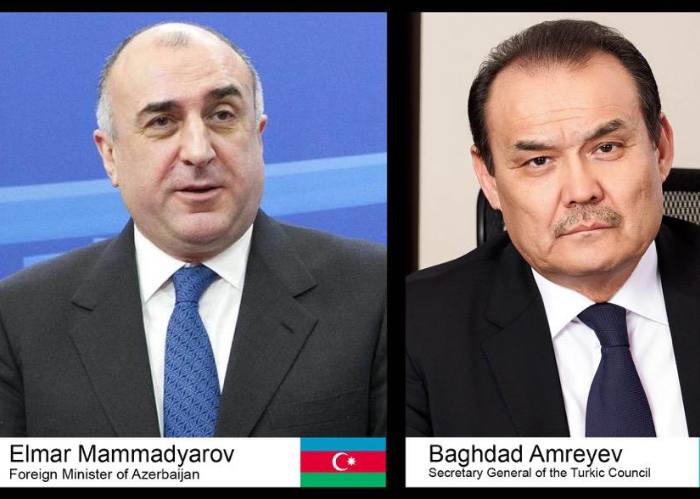 Secretary General Amreyev and Foreign Minister  Mammadyarov held a telephone conversation